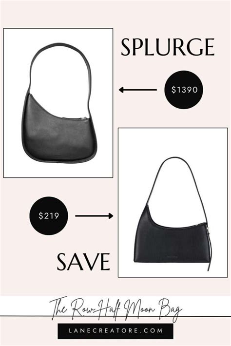 the row bag dupe|the row half moon bags.